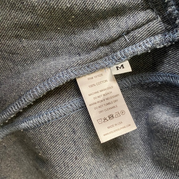 Atelier Delphine Upcycled Denim Haori Coat - Picture 7 of 8